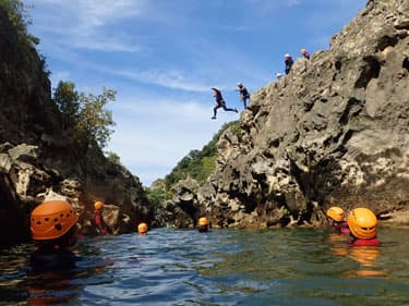 Canyoning dans les gorges des Cévennes méridionales