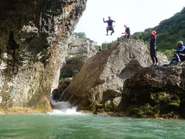 Canyoning dans les gorges des Cévennes méridionales