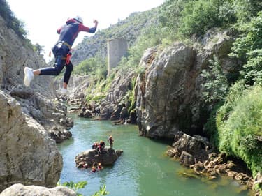 Canyoning dans les gorges des Cévennes méridionales