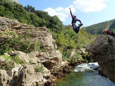 Canyoning dans les gorges des Cévennes méridionales