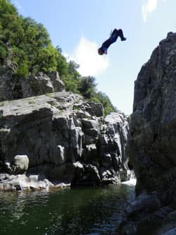 Canyoning dans les gorges des Cévennes méridionales