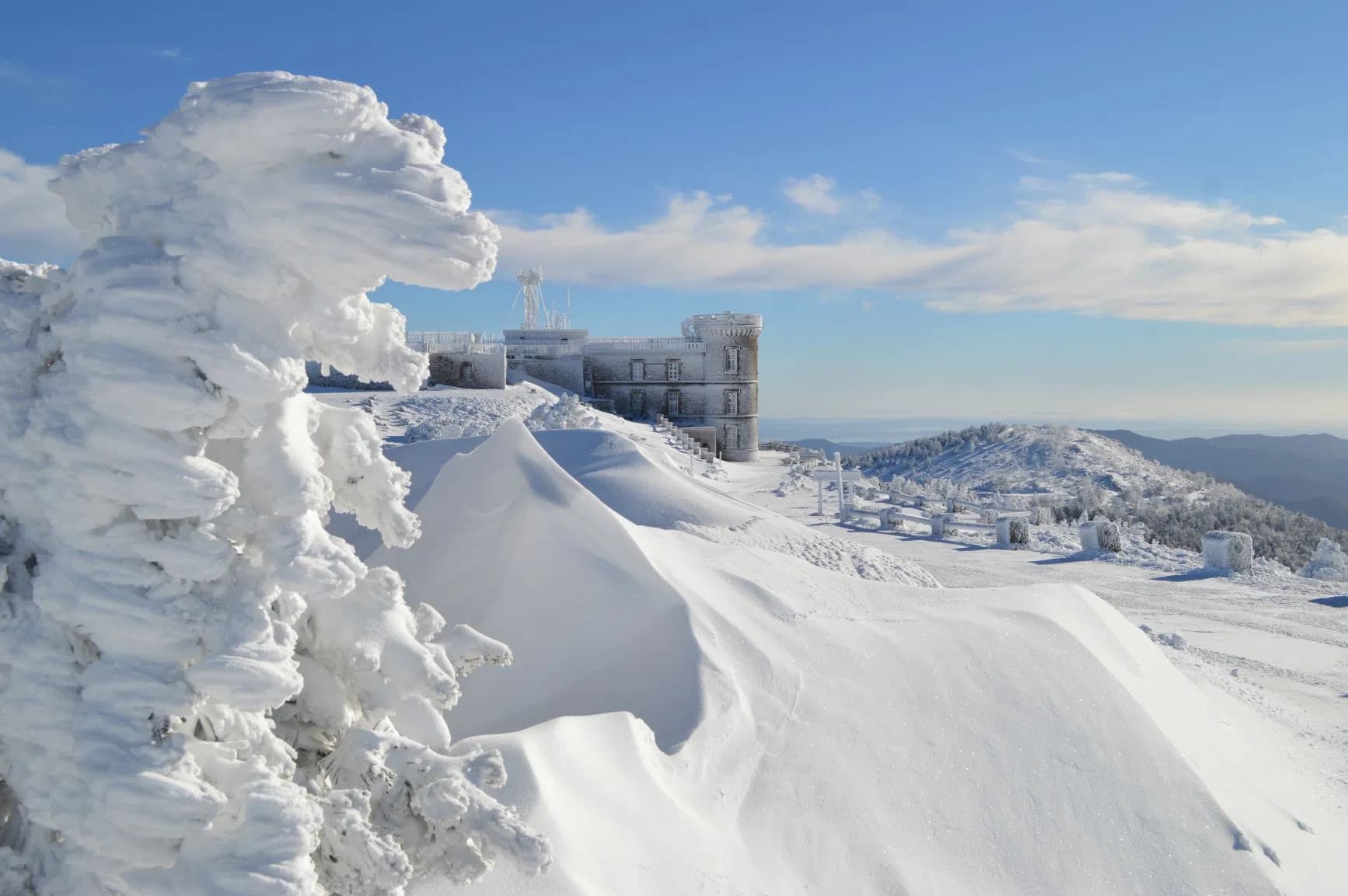 Le Mont Aigoual, point culminant des Cévennes